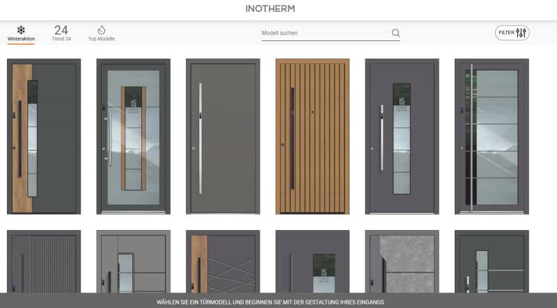 INOTHERM Türen Konfigurator
